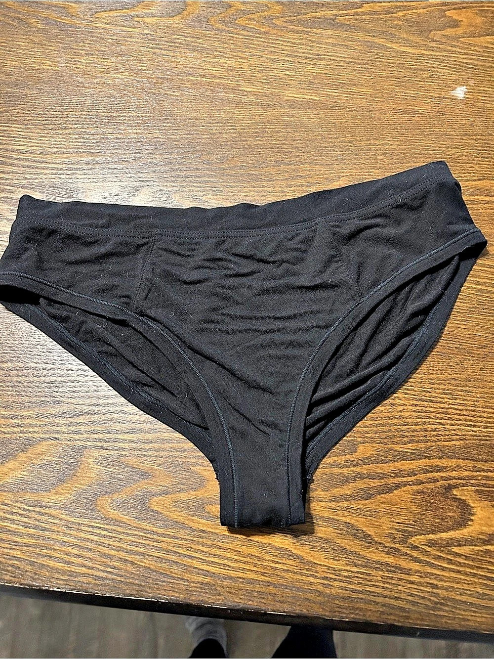 huha Mineral Bikini Women's Brief Panty Black & Green Medium
